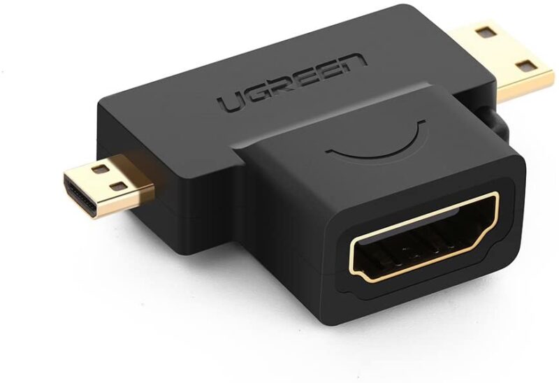 UGREEN 20144 MICRO+MINI HDMI TO HDMI F/M ADAPTER - Image 3