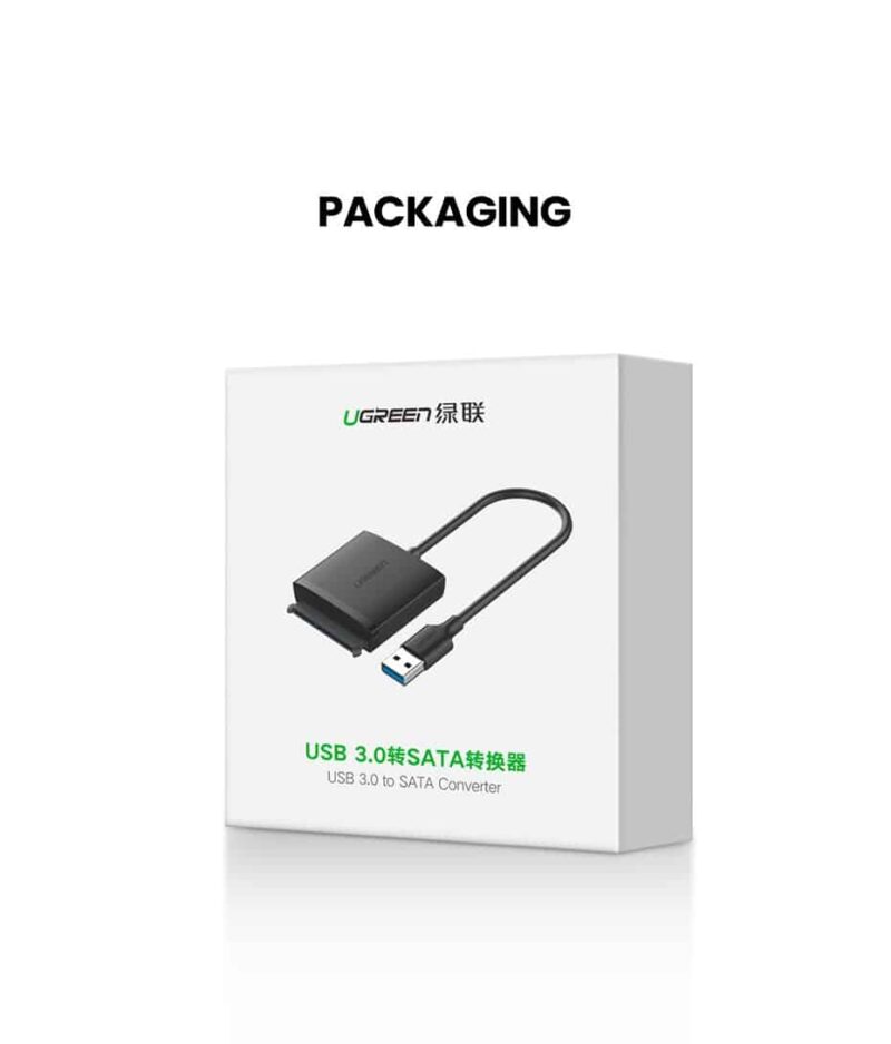 UGREEN 20611 USB TO SATA HARD DRIVE CONVERTER CABLE 50CM - Image 6