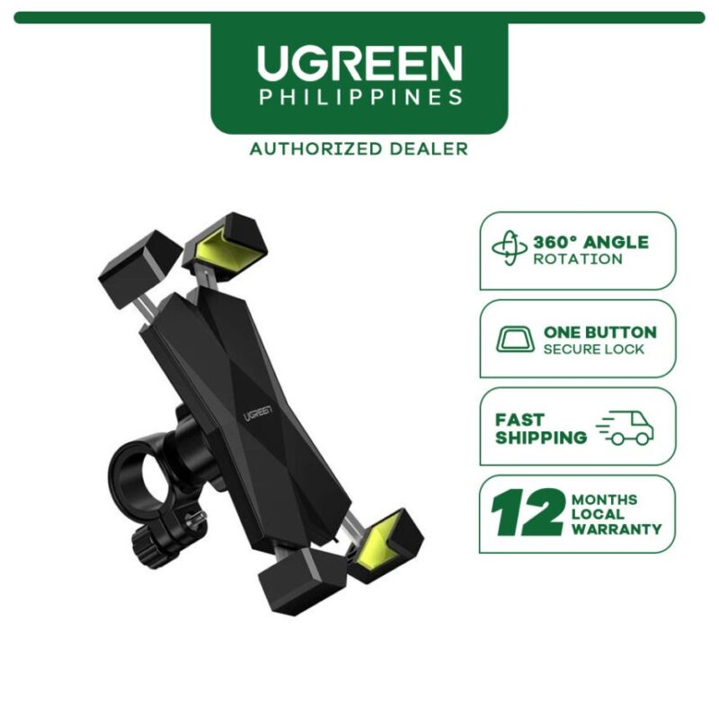 UGREEN 60989 BIKE PHONE MOUNT BLACK - Image 3