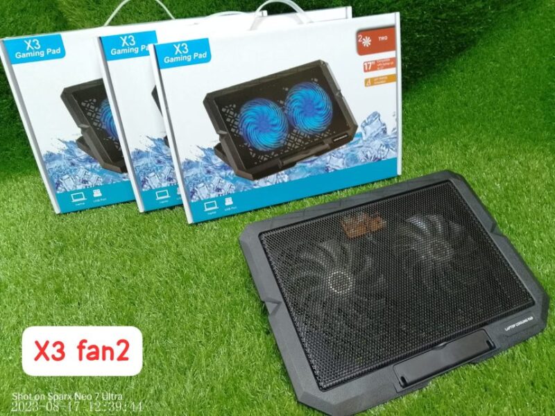 X3 Dual Fans USB Laptop Cooling Pad - Image 10