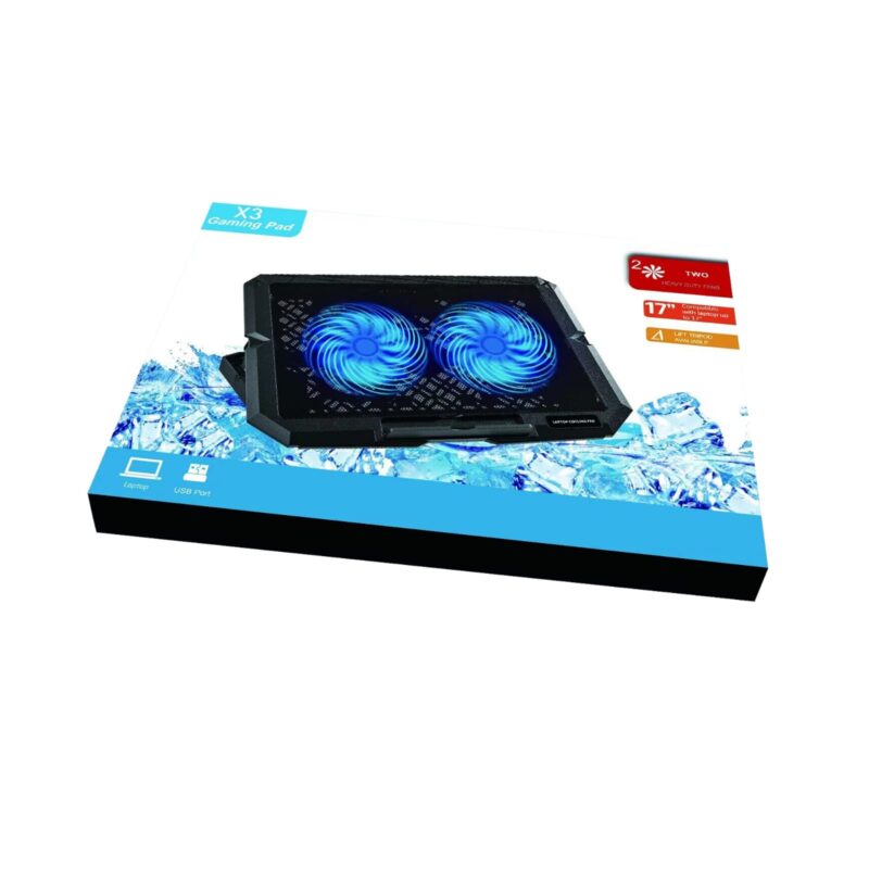 X3 Dual Fans USB Laptop Cooling Pad