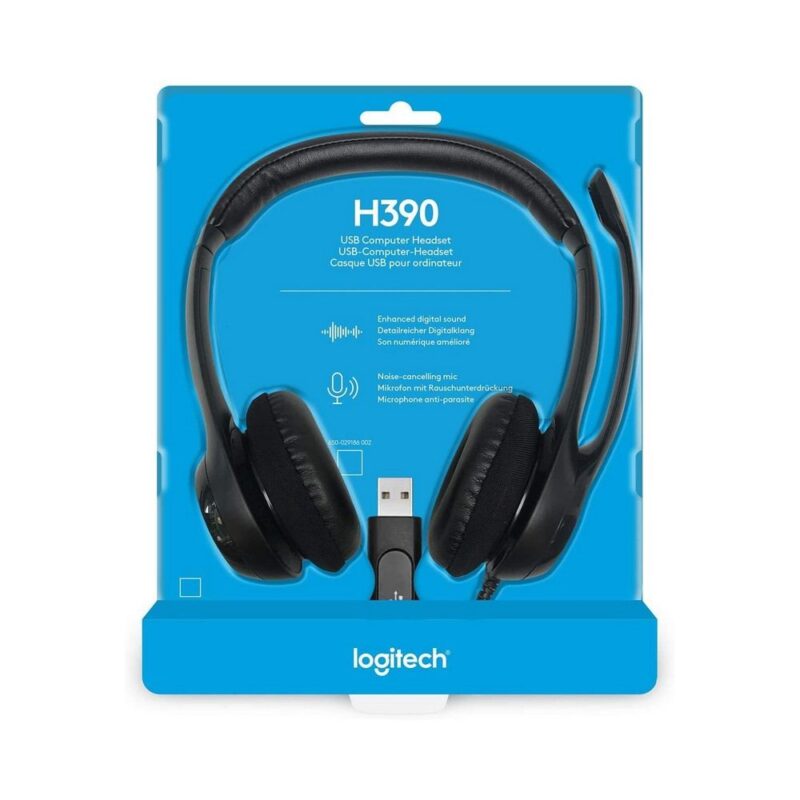 Logitech H390 USB Headset with Noise-Cancelling Mic - Image 2