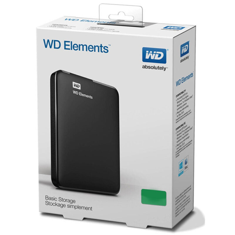 WD Element Portable External Hard Drive - 160GB