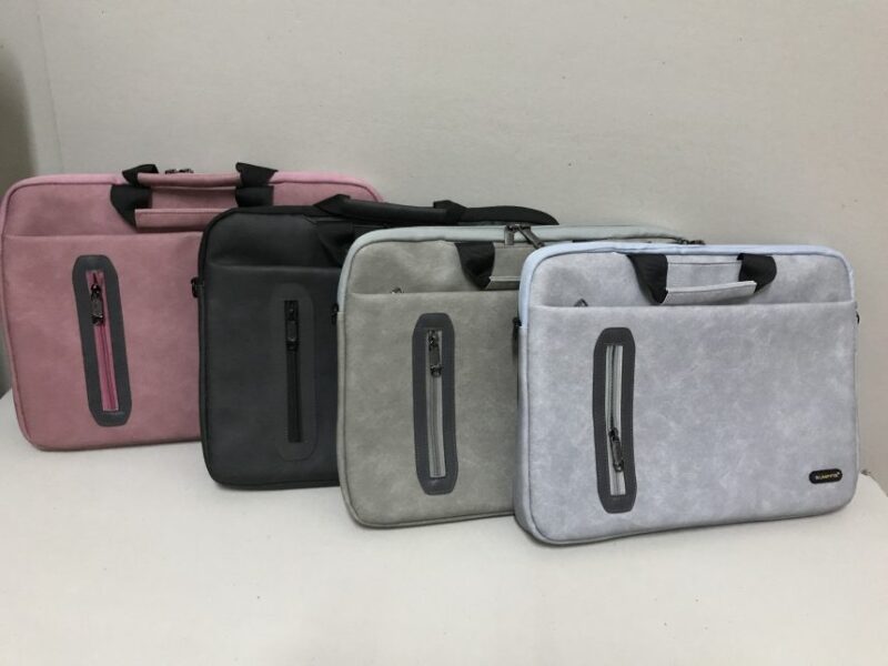 Sumffis SS-0337 Soft PVC PU Leather Material Laptop Bag 15 Inch - Image 2